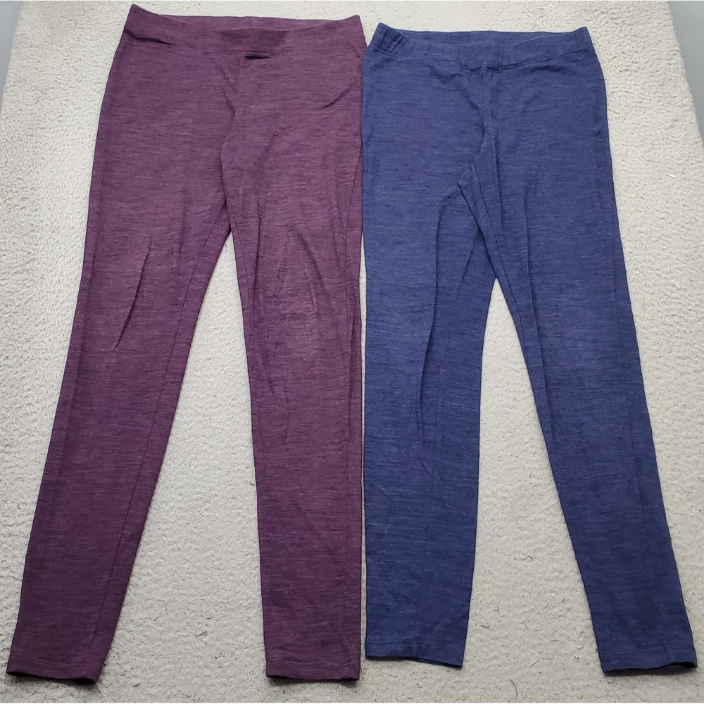 Lot of 2 Express Leggings Womens M Multi Seamless Stretch High Waist Skinny Legβ